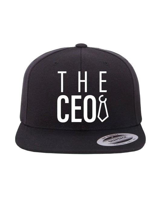 The CEO Flat Bill Snapback Cap