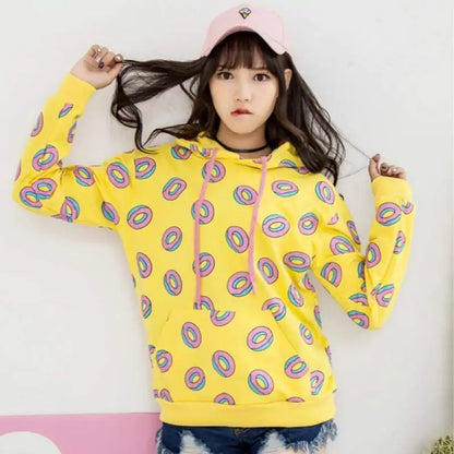 Donuts Themed Hoodie